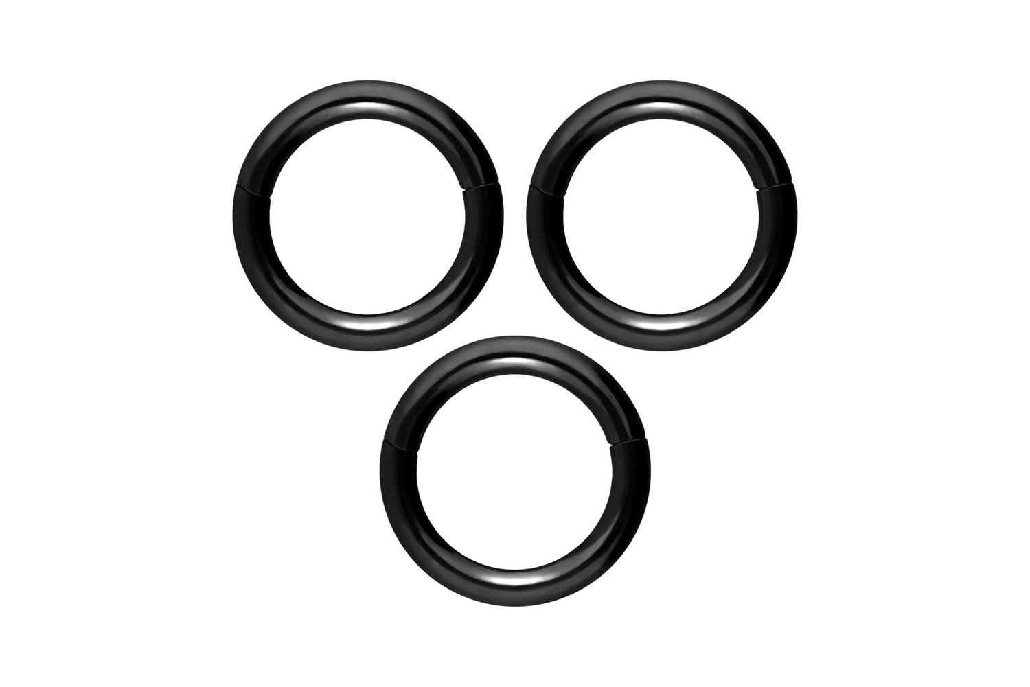 SET Chirurgenstahl Segmentring Clicker Piercing